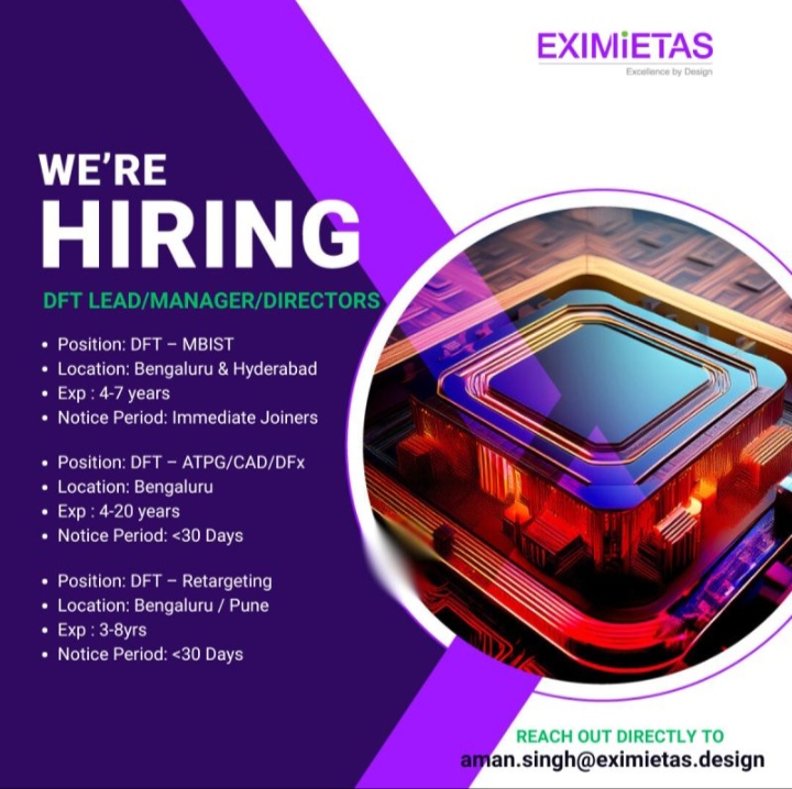 DFT Lead, Manager, Directors