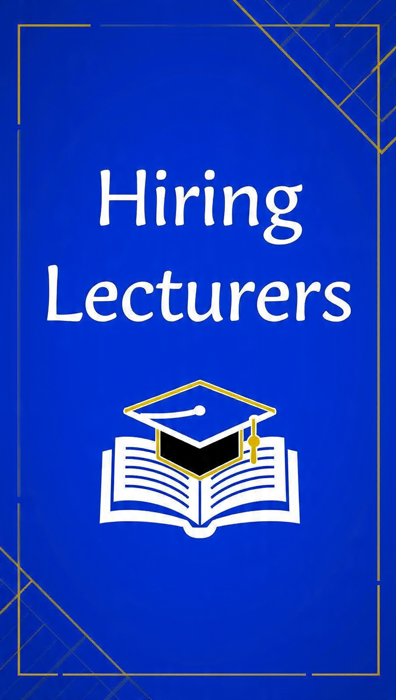 Hiring lecturers for Junior & Degree College